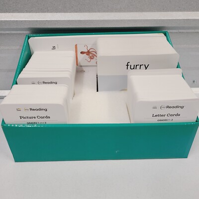 Grade 1 - HMH Into Reading Instructional Cards Kit Card Set No Lid, Unsealed