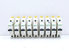 IC65N 1P C1A SCHNEIDER ELECTRIC MINIATURE CIRCUIT BREAKER LOT OF 9