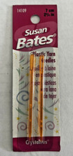 Susan Bates Coates  Clark 14109 Crystalites Plastic Yarn Needles 2.75" New