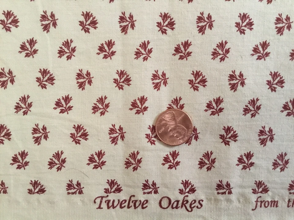 Marcus Fabrics Twelve Oaks Fabric by Judie Rothermel Repro Fabric 16” x 43” - Image 2 of 3
