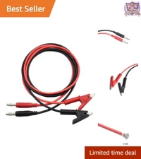 Alligator Clip  Lead Cables 6 Feet 14AWG 4mm Banana Plug for Multimeter