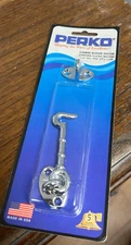 PERKO # 0956DP3CHR CABIN DOOR HOOK CHROMED BRONZE 2-1/2"