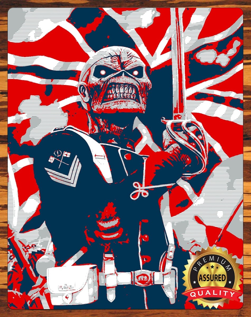 Iron Maiden - Eddie - The Trooper - Metal Sign 11 x 14 | eBay