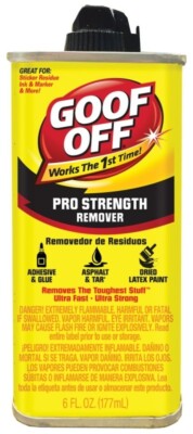 Goof off FG661 Professional Strength Remover, 6 Oz
