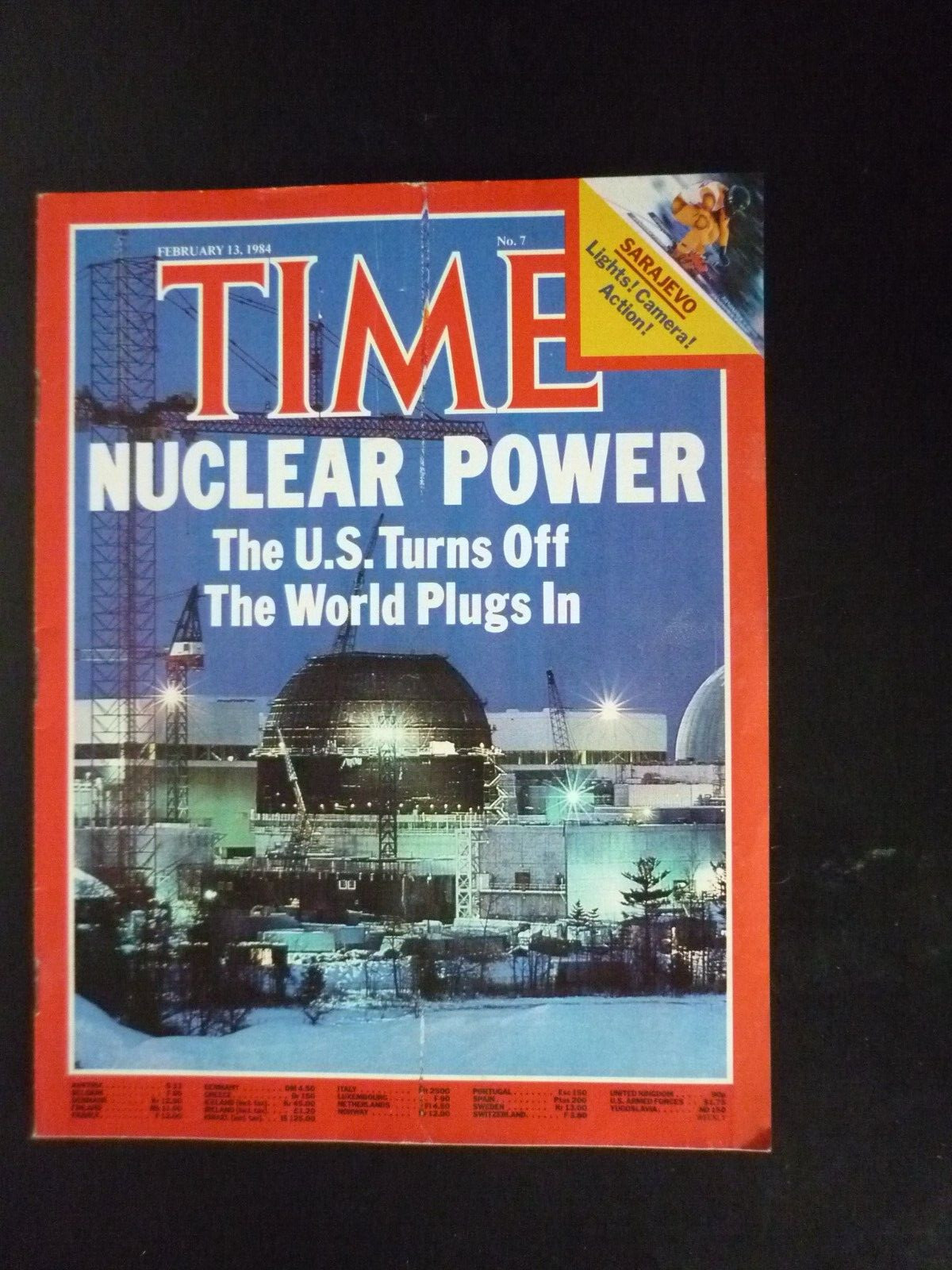 Time Europe Magazine February 13 1984 Nuclear Power Pulling The Nuclear Plug