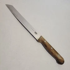 Vintage Victorinox 571-8 8" Bread Slicing Knife Serrated Made in Switzerland