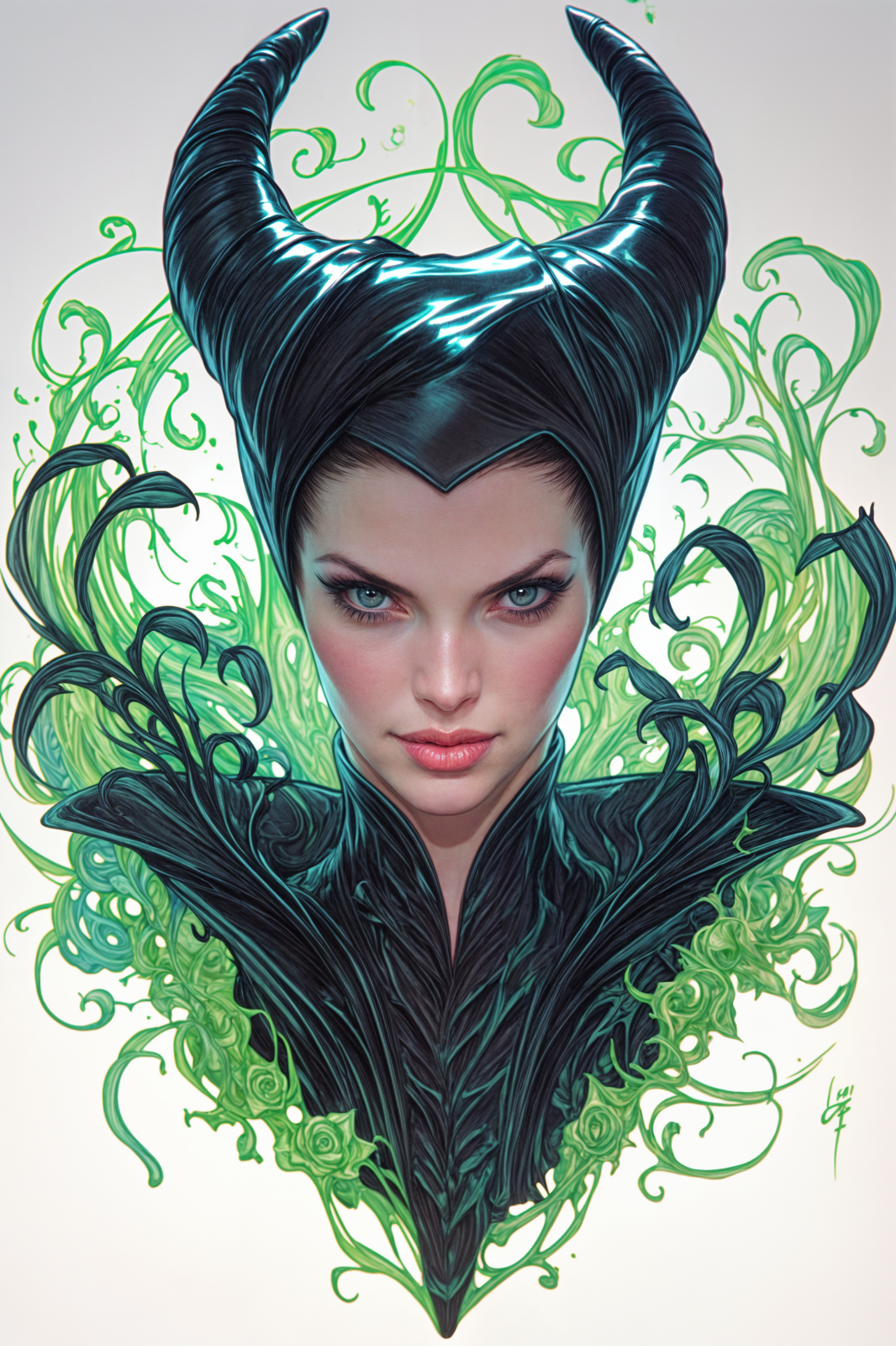 MALEFICENT II Fine Art Print 13x19 Limited 1 of 30 Princess Sleeping Beauty