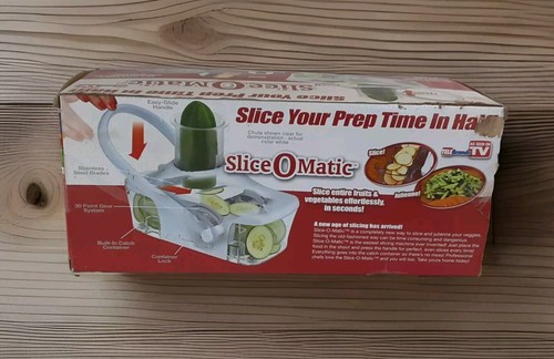 Slice-O-Matic Fruit & Vegetable Food Slicer As Seen On TV Brand New Sealed - Picture 3 of 12