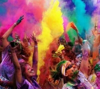 HOLI GULAL KRÄUTERFARBE EVENT WERFPULVER 10 KILO BOXEN - 8 FARBEN