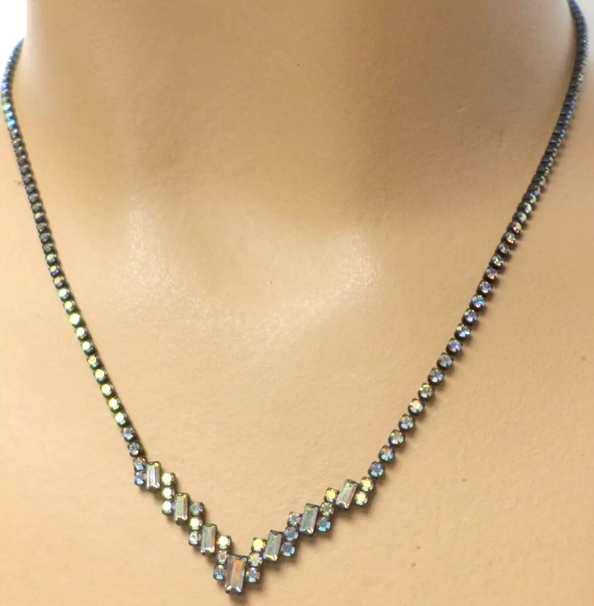 Swarovski tennis clearance necklace extender