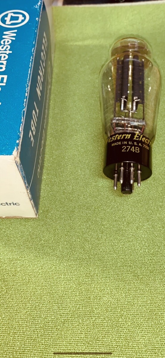 Western Electric 274B/5U4G 1977 NOS NIB Excellent Testing Values