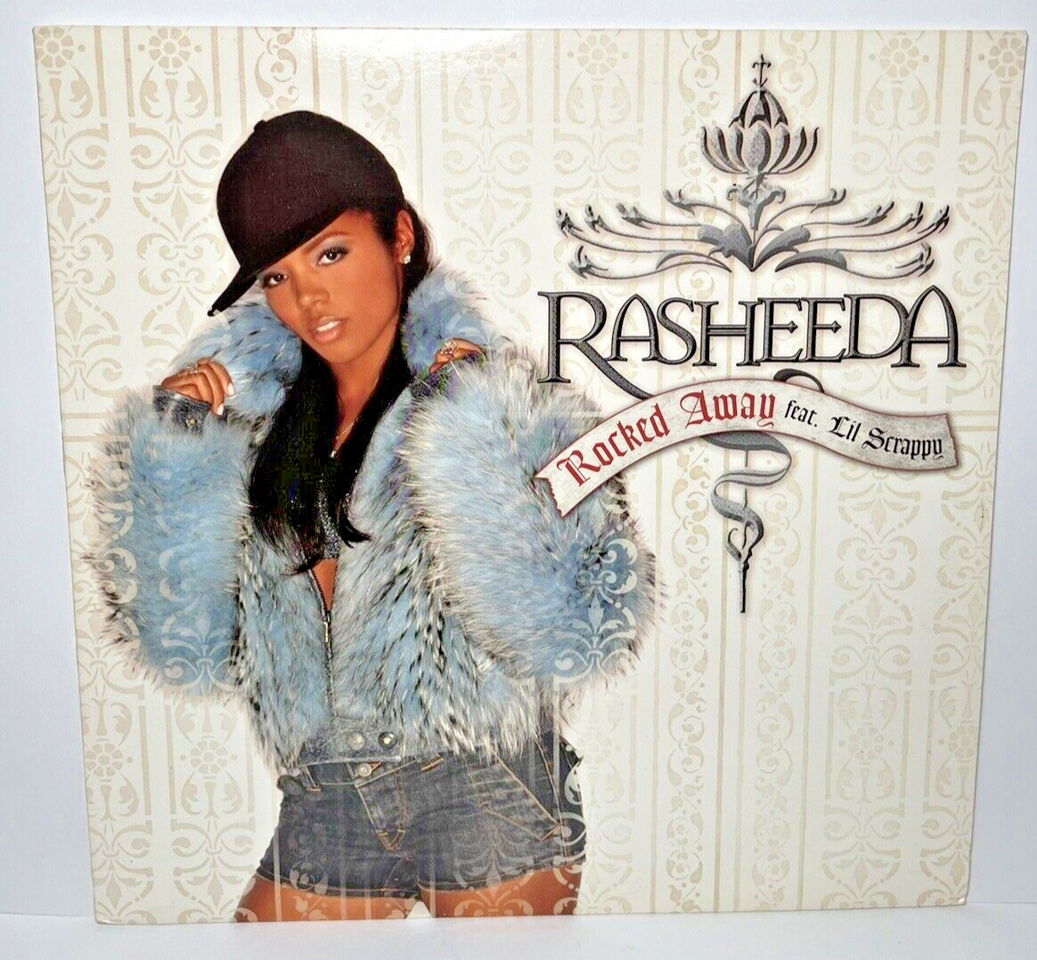 RASHEEDA / LIL' SCRAPPY "ROCKED AWAY" 2005 VINYL 12" PROMO SINGLE RECORD