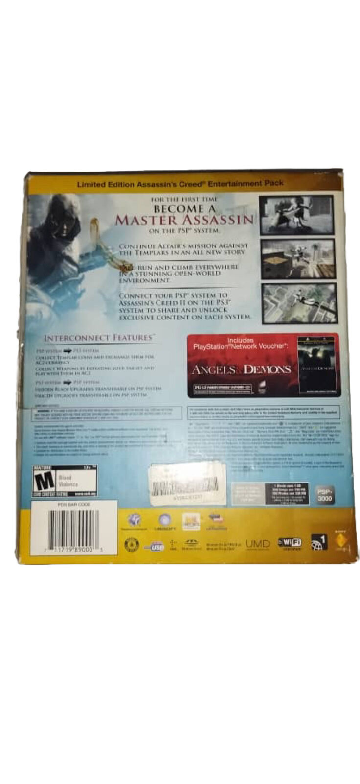  PSP 3000 Limited Edition Assassin's Creed: Bloodlines