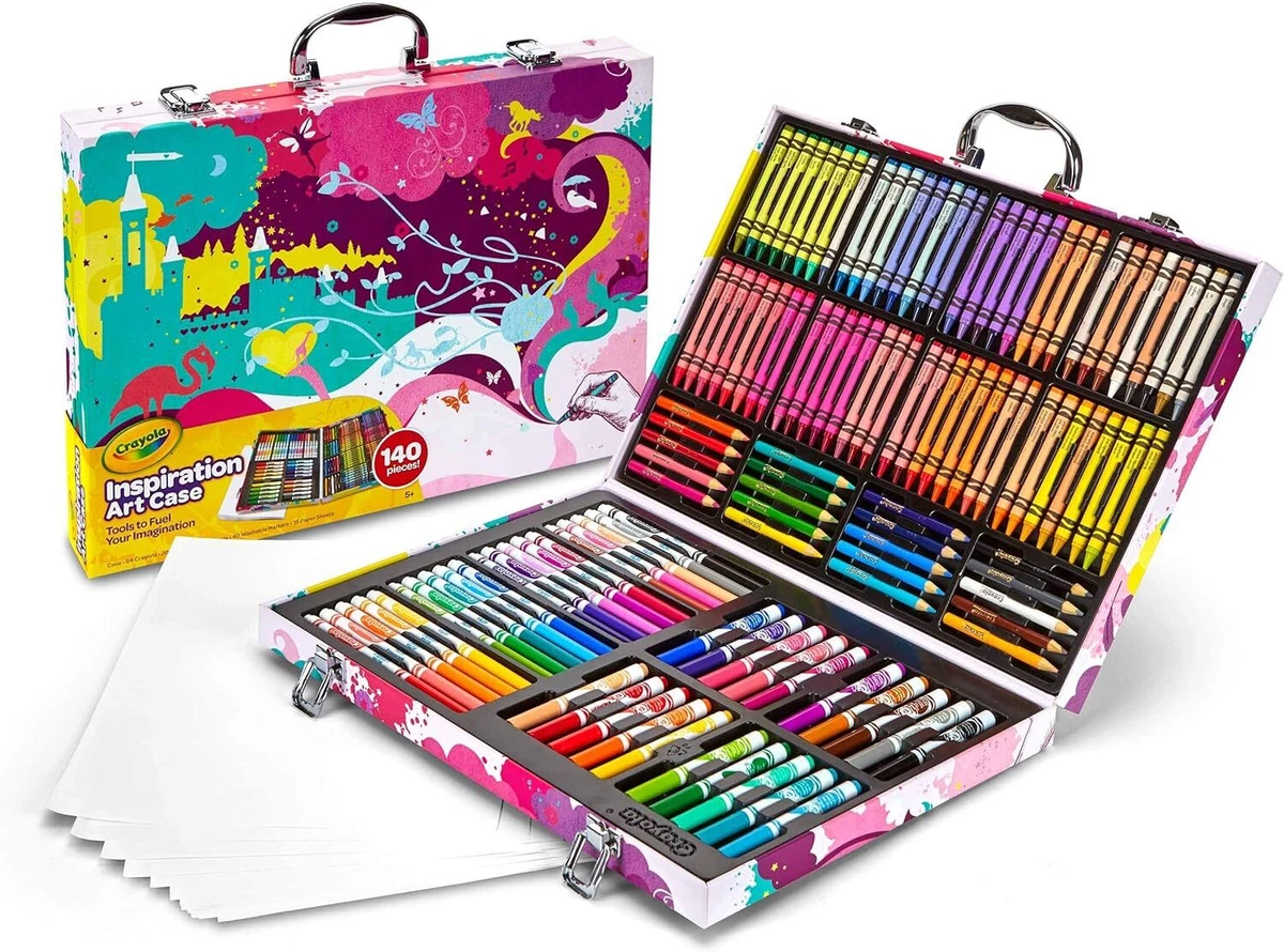 Inspiration Art Case Coloring Set - Pink (140ct), Art Set For Kids