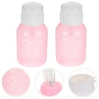  2 Pcs Polieren Wiederbefüllbare Shampooflaschen Etikettenentferner Spray