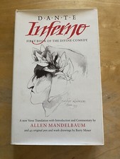 INFERNO: FIRST BOOK OF THE DIVINE COMEDY By Dante & Barry Moser HC/DJ