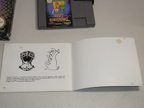 Dragons Lair game NES PAL A complete boxed nintendo - Picture 8 of 8