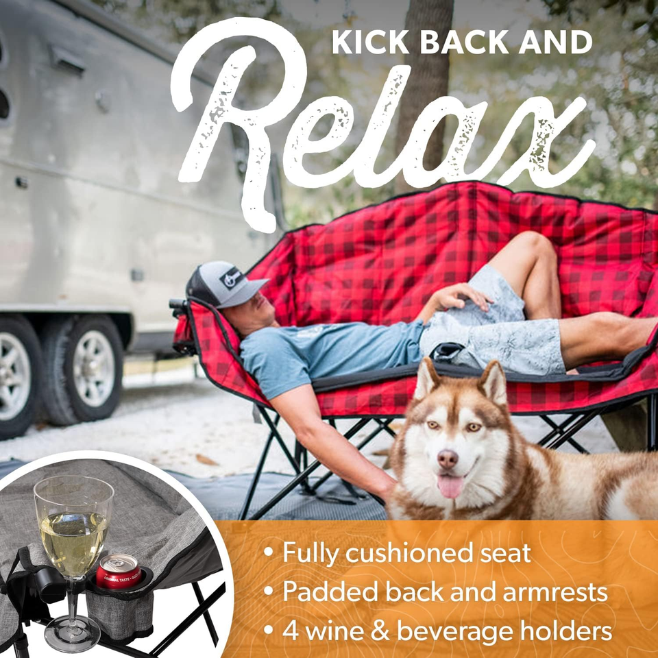 Kuma Outdoor Gear Bear Buddy/Double Chair with Carry Bag, Ultimate