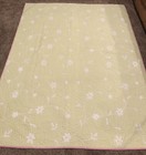 Pottery Barn Kids Reversible Floral / Pink Checkered Twin Quilt Comforter 