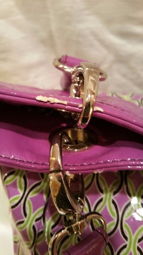 Vera Bradley FRILL Tote in Purple Punch - Picture 8 of 11