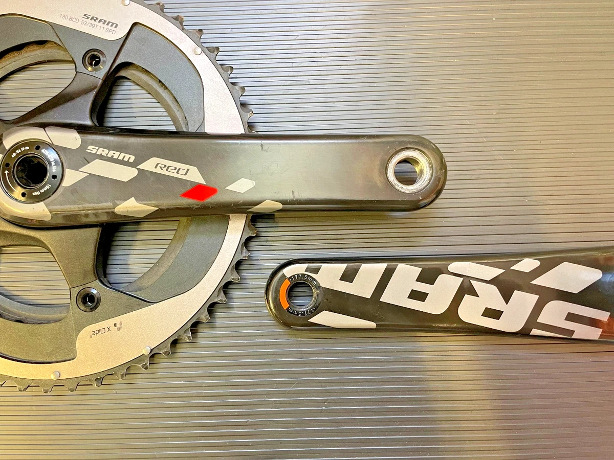 177,5MM SRAM RED Crankset GXP Road CARBON Manivelles de 177