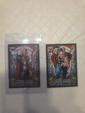 2026 Topps Captain America Brooklyn Collection 2 Cards Thor YOU ARE WORTHY SSP