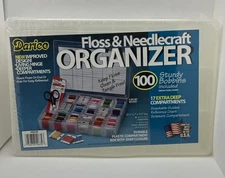 Darice Embroidery Floss Organizer Model DCB-100 Made In USA New Sealed Bobbins