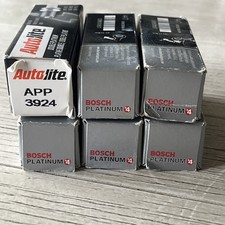 Bosch Platinum 4 4417 Spark Plugs Lot Of 5 Autolite Double Platinum Bosch Platinum 4 4417 Spark Plugs Lot Of 5 Autolite Double Platinum