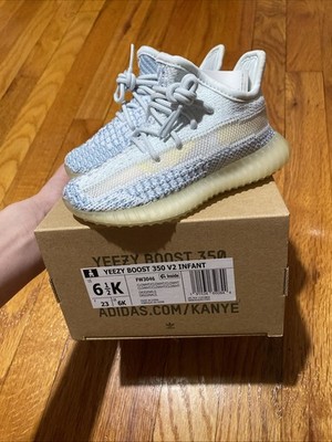 adidas Yeezy Boost 350 V2 Infant Cloud White 6.5K FW3046