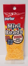 Perler Mini Beads For Kids Crafts, 2000 Pcs Pack Of 1 Cheddar