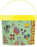 Hama Eimer Mit 3000 Maxi-BüGelperlen & 4 Stiftplatten