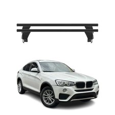 Menabo Dachtr�ger Grundt�ger f�r BMW X4 F26 2014-2018 50kg Alu Schwarz 2 tlg