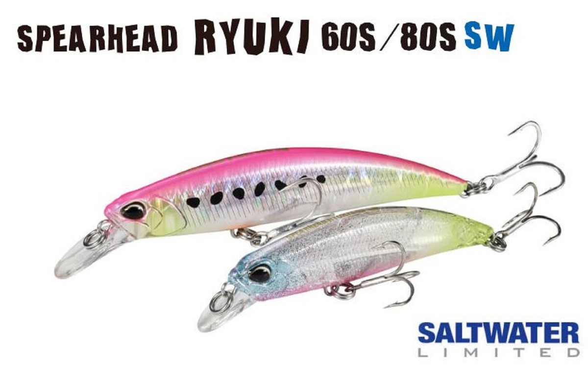Leurre Truite Duo Spearhead Ryuki 80S Et SW Rainbow Trout Coulant 12 Gr 80 Mm Item 10980755