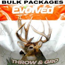 BULK BAGED EVOLVED HARVEST Throw  Gro CLOVER NO-TILL FORAGE FOOD PLOT SEED