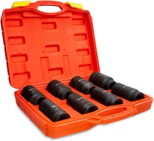 XtremepowerUS 9pc 3/4" Drive Deep Impact Cr-V Socket Set SAE Heat Treated... 