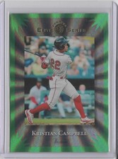 2025 Donruss Elite Series Green Laser #5 Kristian Campbell