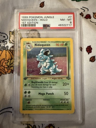 Nidoqueen (1st Edition) graded PSA 8 for sale on eBay