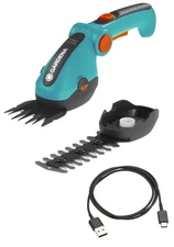 (09888) Cordless Hedge Trimmer and Grass Shears, Garden Tools for Battery Tri...