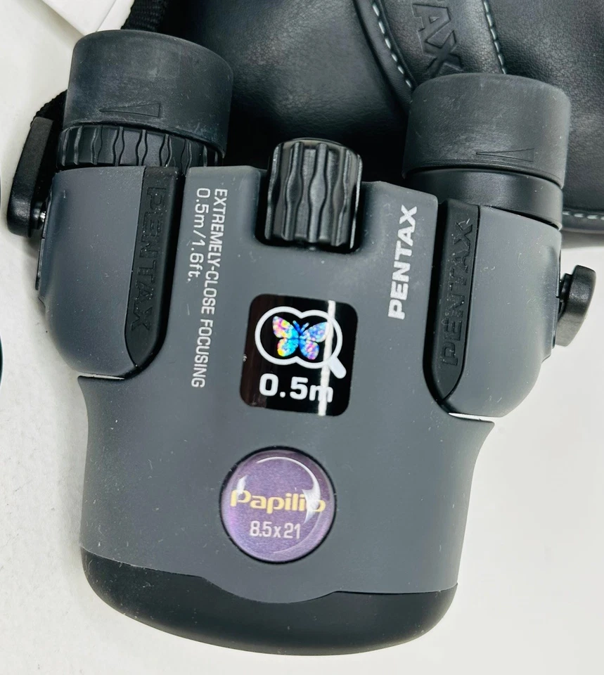 PENTAX Papilio 8.5x21 Poro Prism extreme Close-Focusing .5m/1.6’ W/ Case Minty - Image 2 of 4