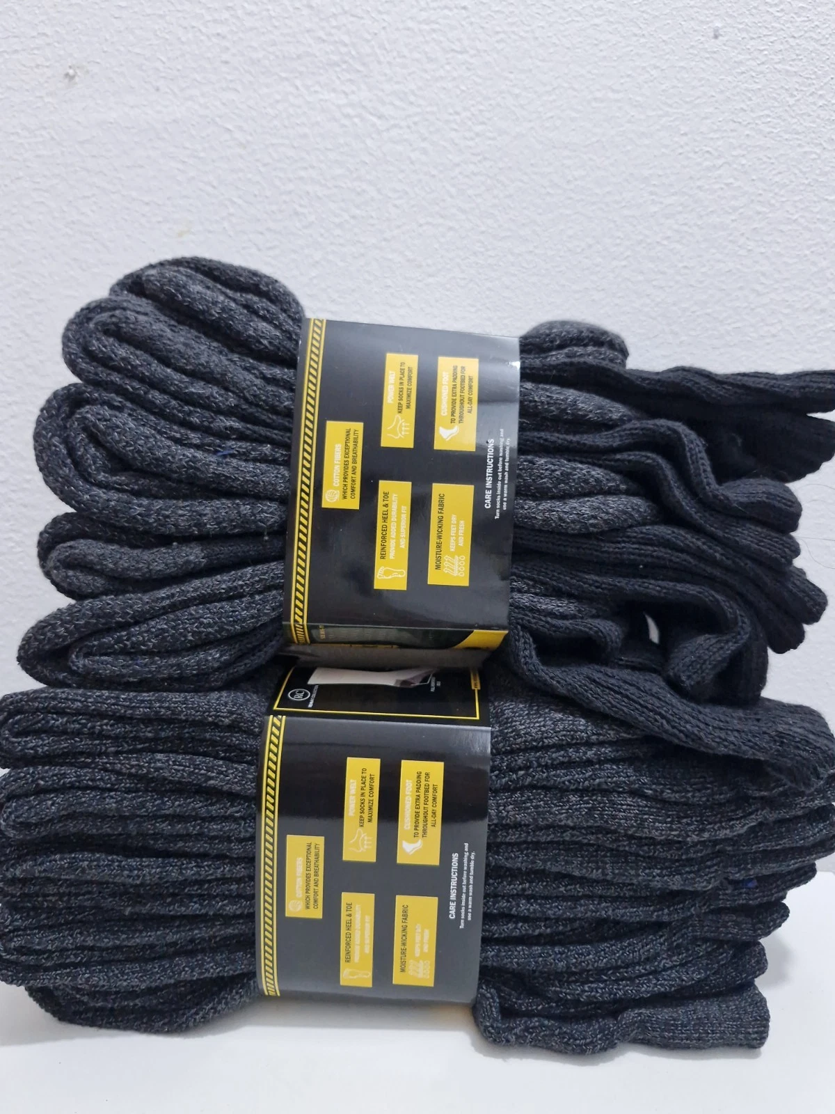 20 Pairs Work Socks 6-11 Versatile and Durable option for Men and Women Cushion
