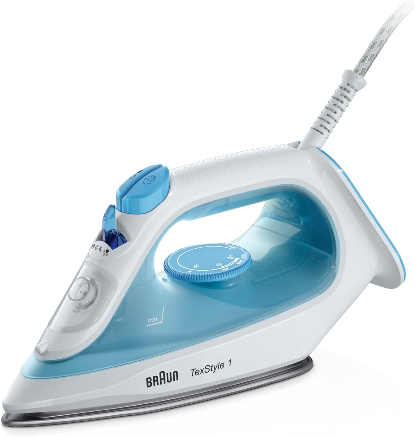 Braun TexStyle 1 SI1029BL Ferro da Stiro Antiaderente 1900W Blu Offerta