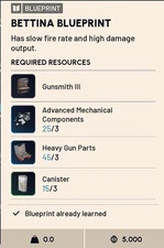 ✅ ARC RAIDERS ✅ BETTINA BLUEPRINT - USA SELLER