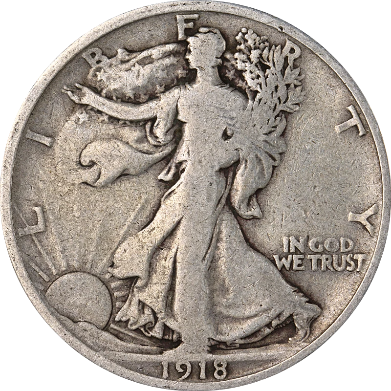 1918 Year Liberty Walking Half Dollars (1916-1947) for sale | eBay