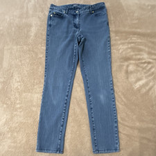 J. McLaughlin Women's Blue Denim Skinny Slim Jeans 4 Regular Stretch 5-Pocket
