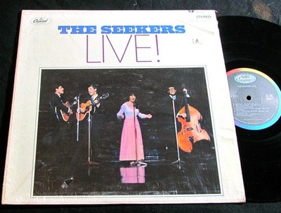 The Seekers - Live! -Capitol Records   ST 135 MINT w/shrink