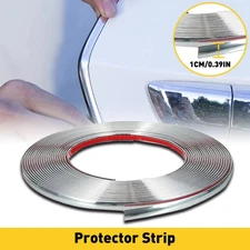 10mm Chrome Trim Molding Decoration Strip Accessories Car Door Side Protector PY