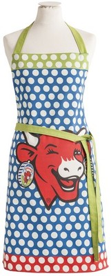 Kochschürze Küchenschürze COUCKE La Vache Qui Rit  ca.76x85cm 100% Baumwolle 