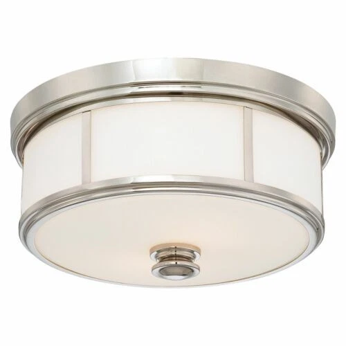 Minka Lavery 6368-613 3 Light Polished Nickel Flush Mount - Picture 1 of 1