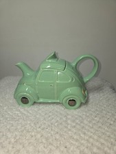 Vintage Carlton Ware Novelty Car Teapot Green CW293 Made in England 1950s