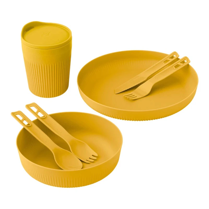 Sea to Summit Passage 7 Piece Dinnerware Set  Camping (Yellow)